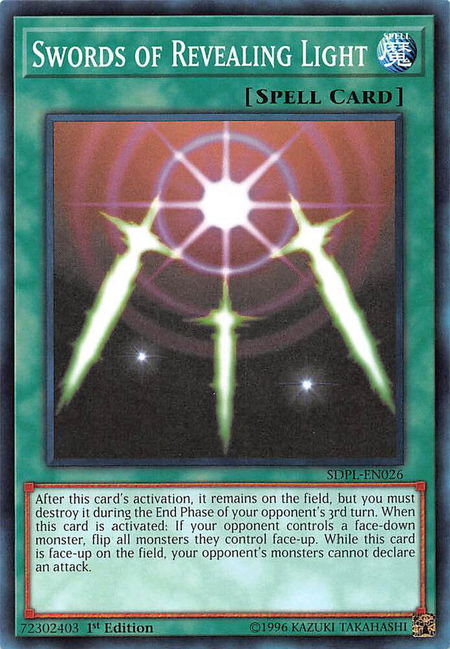 Swords of Revealing Light - Structure Deck: Powercode Link YuGiOh trading card
