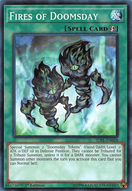 Fires of Doomsday - Structure Deck: Powercode Link YuGiOh trading card