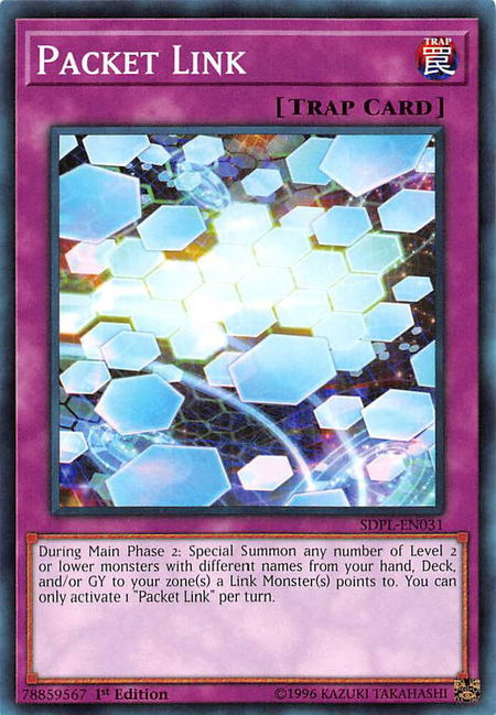 Packet Link trading card from Structure Deck: Powercode Link Packet Link - Structure Deck: Powercode Link YuGiOh trading card