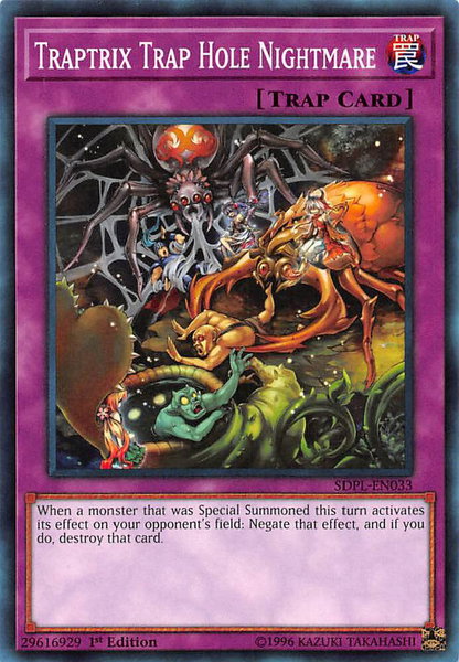 Traptrix Trap Hole Nightmare - Structure Deck: Powercode Link YuGiOh trading card