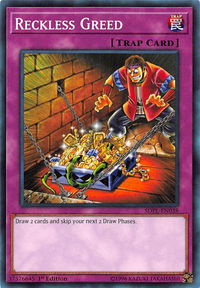 Reckless Greed - Structure Deck: Powercode Link (SDPL) #SDPL-EN038 - Common / Short Print YuGiOh Trading Card