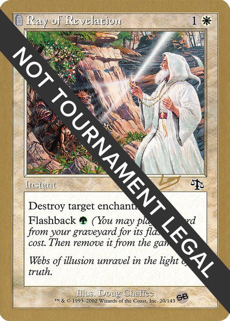 Ray of Revelation - 2002 Raphael Levy (JUD) (SB) - World Championship Decks Magic: The Gathering trading card