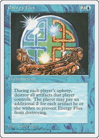 Energy Flux - Fourth Edition (4ED) #68 - Uncommon Magic: The Gathering Trading Card