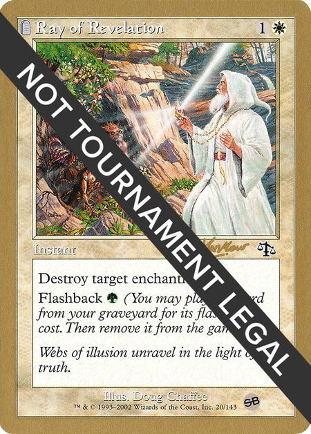 Ray of Revelation - 2002 Sim Han How (JUD) (SB) - World Championship Decks Magic: The Gathering trading card