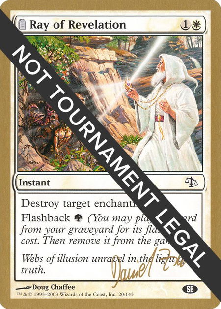 Ray of Revelation - 2003 Daniel Zink (JUD) (SB) - World Championship Decks Magic: The Gathering trading card