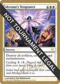 Akroma's Vengeance - 2004 Gabriel Nassif (ONS) - World Championship Decks (WCD) #gn2 - Special Magic: The Gathering Trading Card