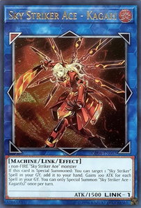 Sky Striker Ace - Kagari (UTR) - OTS Tournament Pack 8 (OP08) #OP08-EN002 - Ultimate Rare YuGiOh Trading Card