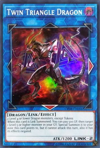 Twin Triangle Dragon - OTS Tournament Pack 8 (OP08) #OP08-EN006 - Super Rare YuGiOh Trading Card