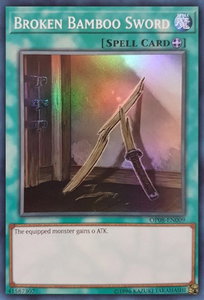 Broken Bamboo Sword - OTS Tournament Pack 8 (OP08) #OP08-EN009 - Super Rare YuGiOh Trading Card