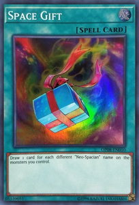 Space Gift - OTS Tournament Pack 8 (OP08) #OP08-EN010 - Super Rare YuGiOh Trading Card