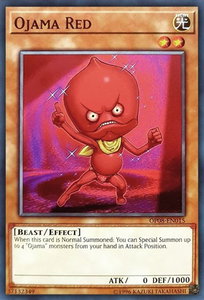 Ojama Red - OTS Tournament Pack 8 (OP08) #OP08-EN015 - Common / Short Print YuGiOh Trading Card