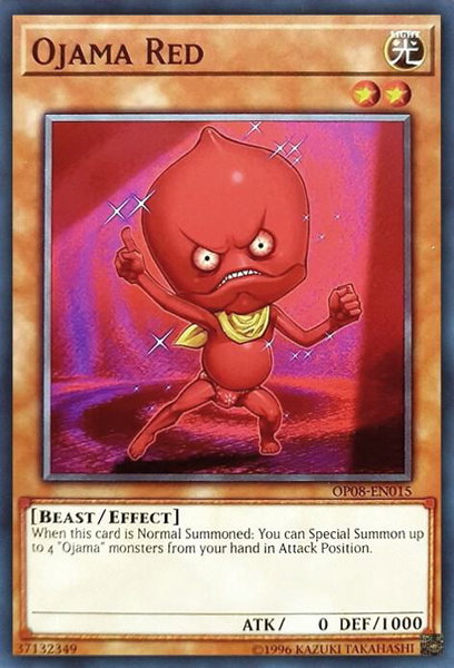Ojama Red - OTS Tournament Pack 8 YuGiOh trading card