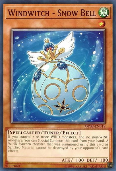 Windwitch - Snow Bell trading card from OTS Tournament Pack 8 Windwitch - Snow Bell - OTS Tournament Pack 8 YuGiOh trading card