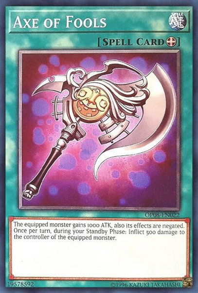 Axe of Fools - OTS Tournament Pack 8 YuGiOh trading card