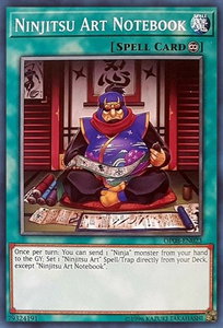 Ninjitsu Art Notebook - OTS Tournament Pack 8 (OP08) #OP08-EN023 - Common / Short Print YuGiOh Trading Card