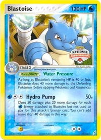 Blastoise - 14/100 (National Championships) - League & Championship Cards (PR) #014/100 - Promo Pokémon Trading Card