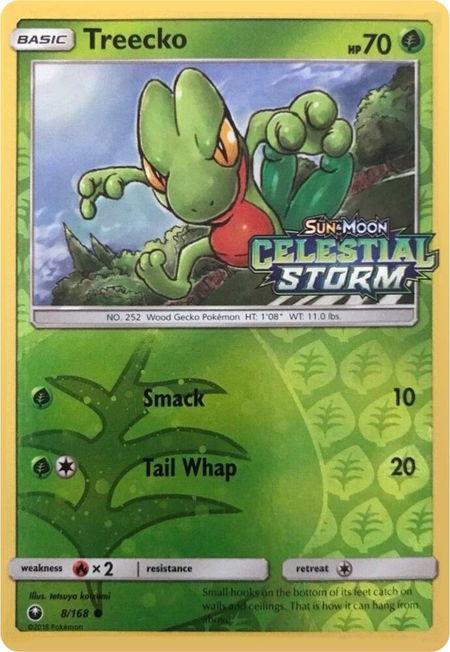 Treecko - 8/168 (Toys R Us) trading card from Miscellaneous Cards & Products Treecko - 8/168 (Toys R Us) - Miscellaneous Cards & Products Pokémon trading card