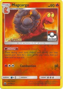 Magcargo - 24/168 (League Challenge) [1st Place] - League & Championship Cards (PR) #024/168 - Promo Pokémon Trading Card