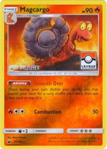 Magcargo - 24/168 (League Challenge) [2nd Place] - League & Championship Cards (PR) #024/168 - Promo Pokémon Trading Card
