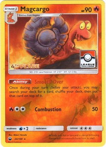 Magcargo - 24/168 (League Challenge) [4th Place] - League & Championship Cards (PR) #024/168 - Promo Pokémon Trading Card