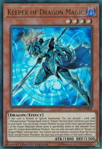 Keeper of Dragon Magic - 2018 Mega-Tins (CT15) #CT15-EN004 - Ultra Rare YuGiOh Trading Card