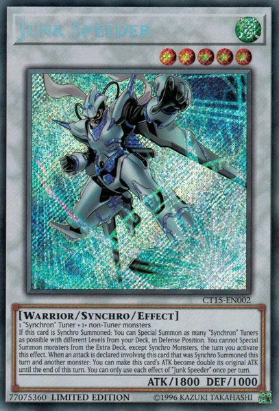 Junk Speeder trading card from 2018 Mega-Tins Junk Speeder - 2018 Mega-Tins YuGiOh trading card