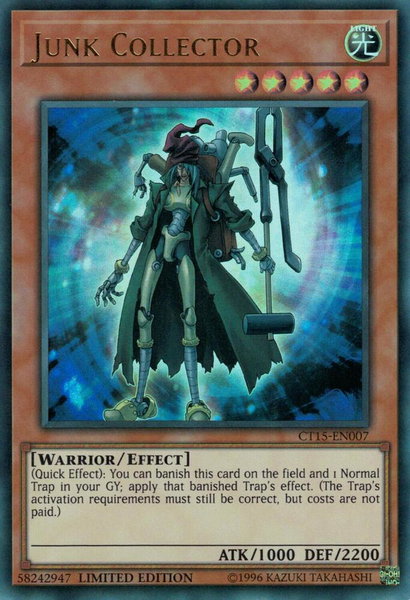 Junk Collector trading card from 2018 Mega-Tins Junk Collector - 2018 Mega-Tins YuGiOh trading card