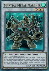 Martial Metal Marcher - 2018 Mega-Tins (CT15) #CT15-EN009 - Ultra Rare YuGiOh Trading Card