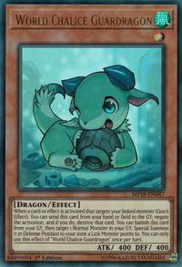 World Chalice Guardragon - 2018 Mega-Tins Mega Pack (MP18) #MP18-EN047 - Ultra Rare YuGiOh Trading Card