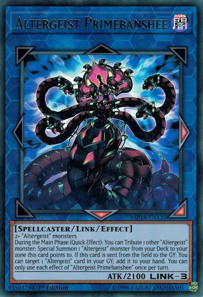 Altergeist Primebanshee - 2018 Mega-Tins Mega Pack YuGiOh trading card