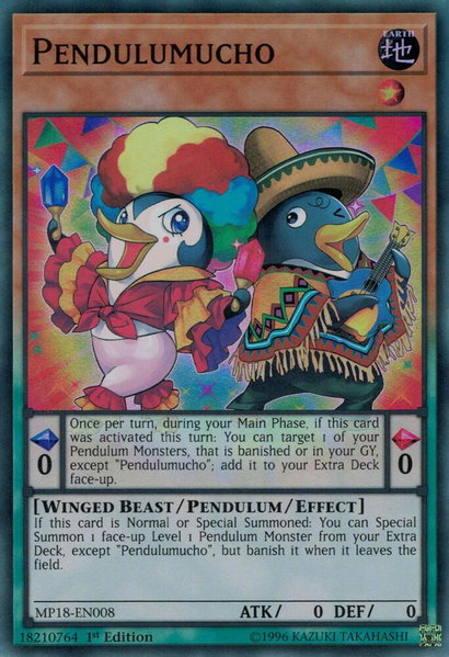 Pendulumucho - 2018 Mega-Tins Mega Pack YuGiOh trading card