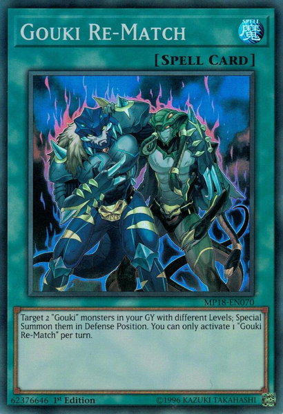 Gouki Re-Match - 2018 Mega-Tins Mega Pack YuGiOh trading card