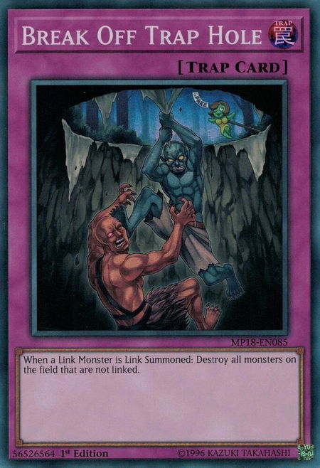 Break Off Trap Hole - 2018 Mega-Tins Mega Pack YuGiOh trading card