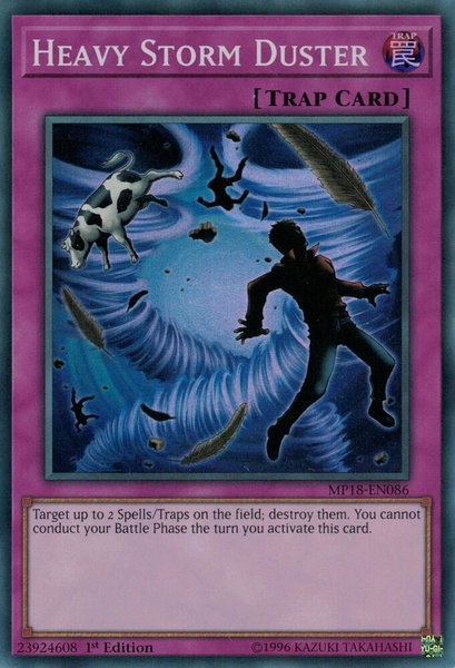 Heavy Storm Duster trading card from 2018 Mega-Tins Mega Pack Heavy Storm Duster - 2018 Mega-Tins Mega Pack YuGiOh trading card