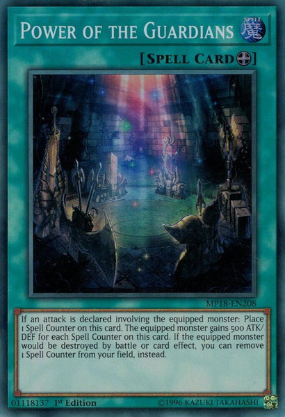 Power of the Guardians - 2018 Mega-Tins Mega Pack YuGiOh trading card