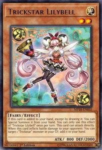 Trickstar Lilybell - 2018 Mega-Tins Mega Pack (MP18) #MP18-EN035 - Rare YuGiOh Trading Card
