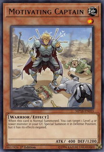 Motivating Captain - 2018 Mega-Tins Mega Pack (MP18) #MP18-EN055 - Rare YuGiOh Trading Card