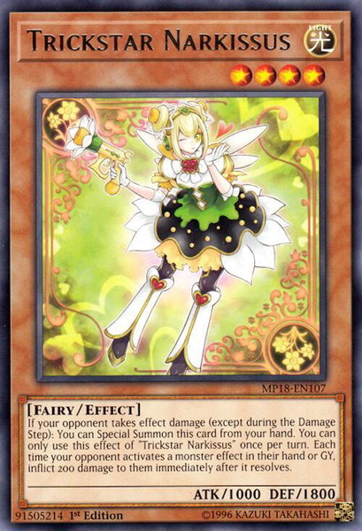 Trickstar Narkissus - 2018 Mega-Tins Mega Pack YuGiOh trading card