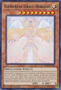 Elemental Grace Doriado - 2018 Mega-Tins Mega Pack (MP18) #MP18-EN128 - Rare YuGiOh Trading Card