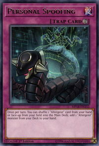 Personal Spoofing - 2018 Mega-Tins Mega Pack (MP18) #MP18-EN152 - Rare YuGiOh Trading Card