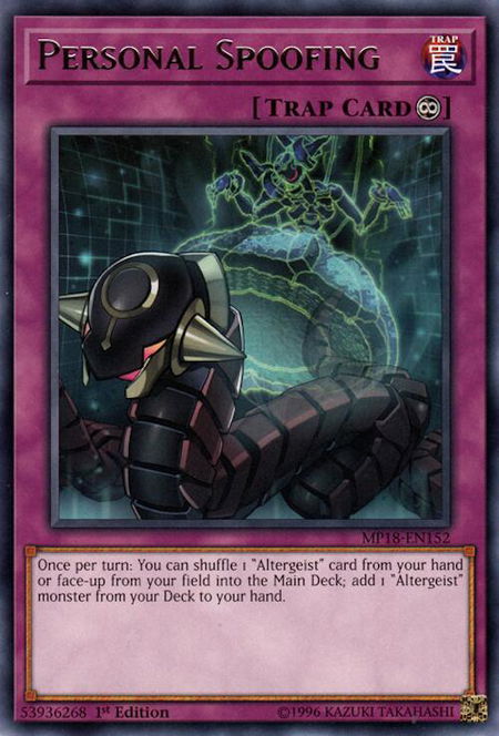 Personal Spoofing - 2018 Mega-Tins Mega Pack YuGiOh trading card