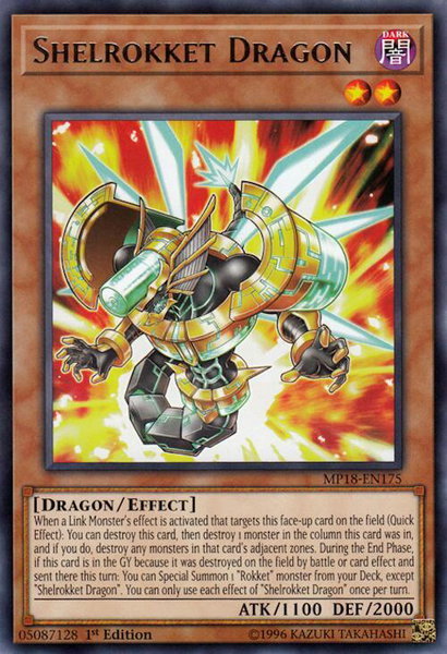Shelrokket Dragon - 2018 Mega-Tins Mega Pack YuGiOh trading card