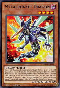 Metalrokket Dragon - 2018 Mega-Tins Mega Pack (MP18) #MP18-EN176 - Rare YuGiOh Trading Card