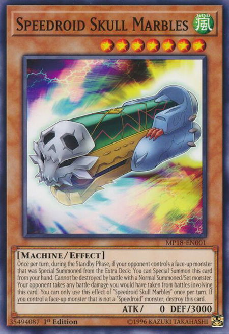 Speedroid Skull Marbles - 2018 Mega-Tins Mega Pack YuGiOh trading card