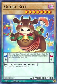 Ghost Beef - 2018 Mega-Tins Mega Pack (MP18) #MP18-EN029 - Common / Short Print YuGiOh Trading Card