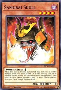 Samurai Skull - 2018 Mega-Tins Mega Pack (MP18) #MP18-EN089 - Common / Short Print YuGiOh Trading Card