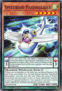 Speedroid Passinglider - 2018 Mega-Tins Mega Pack (MP18) #MP18-EN102 - Common / Short Print YuGiOh Trading Card