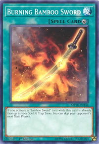 Burning Bamboo Sword - 2018 Mega-Tins Mega Pack (MP18) #MP18-EN146 - Common / Short Print YuGiOh Trading Card