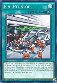 F.A. Pit Stop - 2018 Mega-Tins Mega Pack (MP18) #MP18-EN162 - Common / Short Print YuGiOh Trading Card