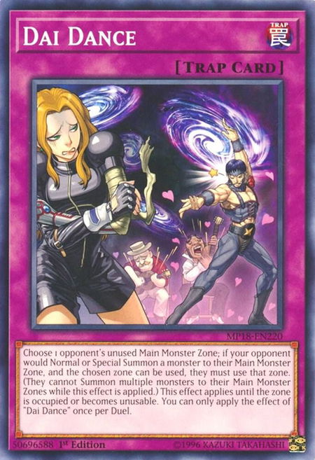 Dai Dance - 2018 Mega-Tins Mega Pack YuGiOh trading card